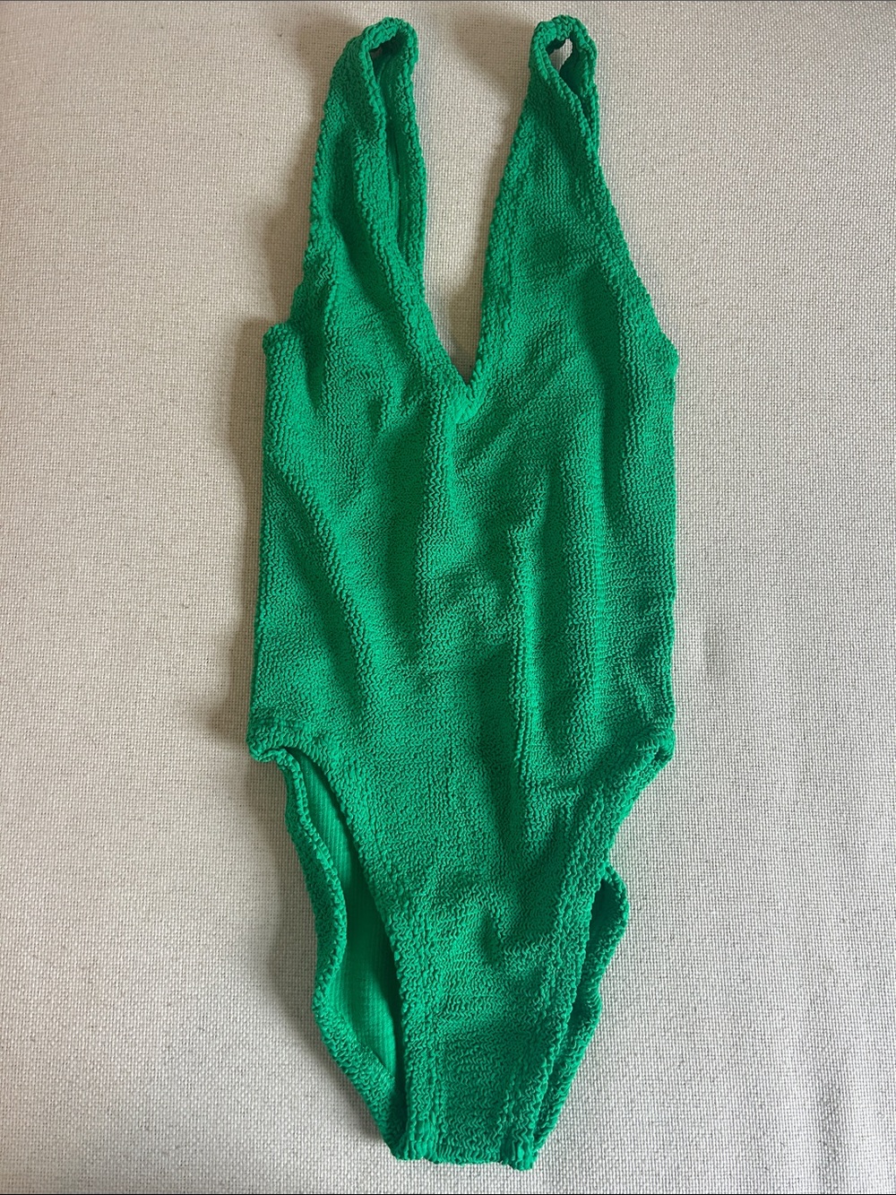Hunza G • Sadie bathing suit in emerald
